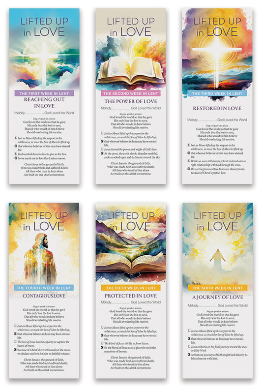 Lifted Up in Love Lent Litanites (Set of 300)