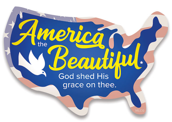 American the Beautiful Magnet