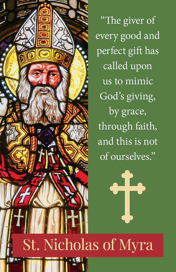 Saint Nicholas Prayer Card (Set of 50)