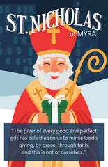 Saint Nicholas Prayer Card for Kids (Set of 50)