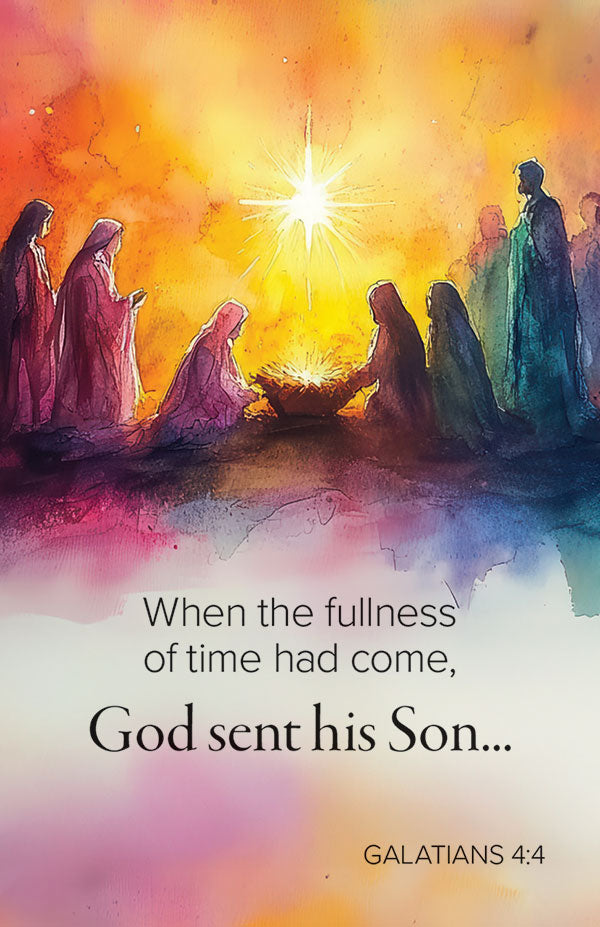 Christmas Prayer Card - Galatians 4:4