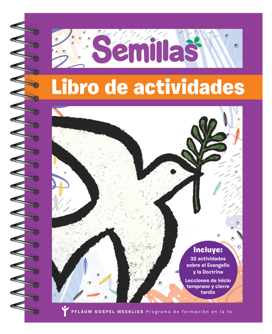 Pflaum Gospel Weeklies Seeds Activity Book - Preschool (Spanish)