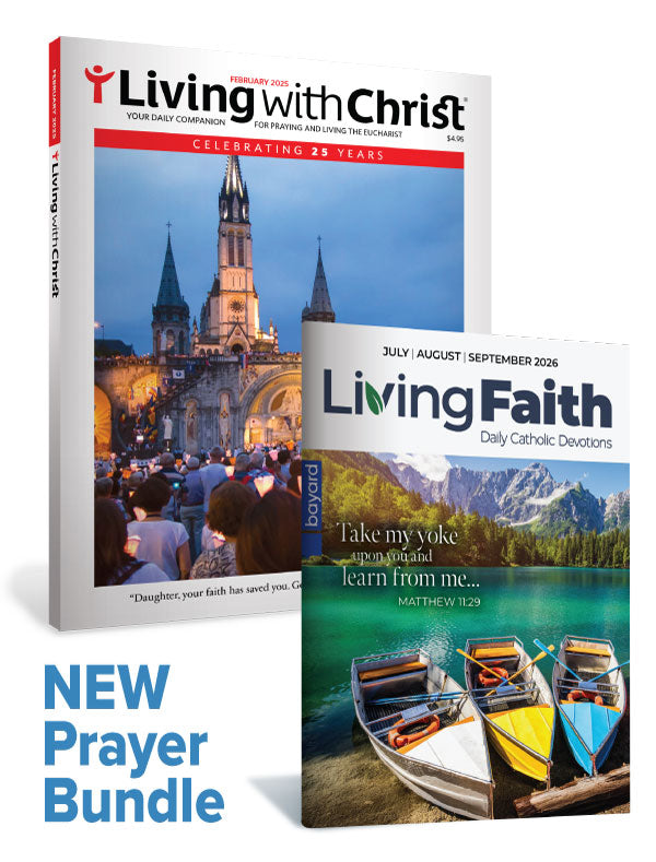 Prayer Bundle - 1 Year Living with Christ Subscription + Living Faith Subscription