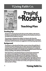 Living Faith Kids: Praying the Rosary Teacher Guide