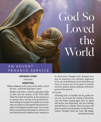 God So Loved the World: Advent Penance Service