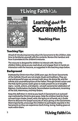 Living Faith Kids: Learning about the Sacraments Teacher Guide