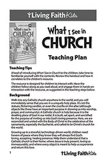Living Faith Kids: What I See in Church Teacher Guide