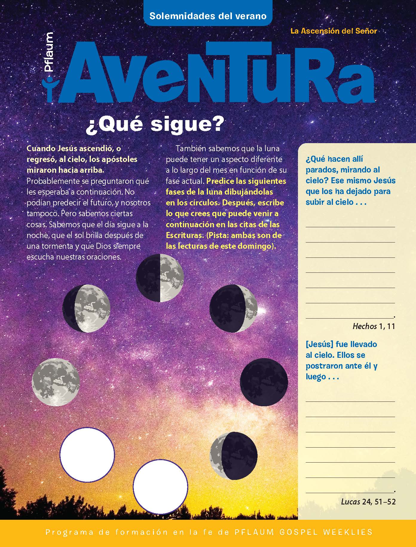 Pflaum Gospel Weeklies Aventura Summer Solemnities Lessons (Spanish)