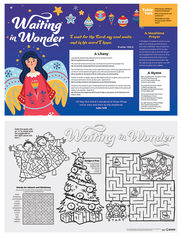 Advent and Christmas Placemat