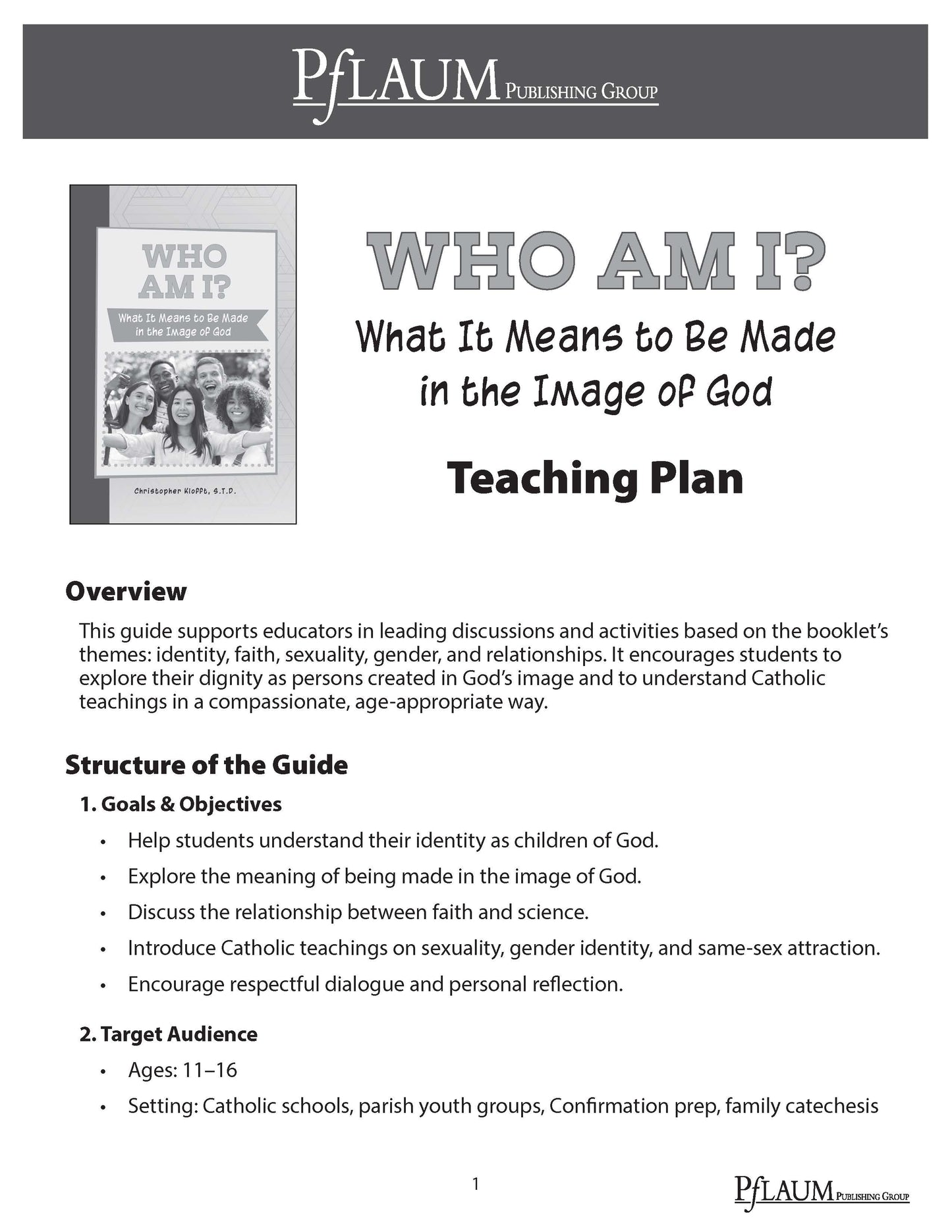 Who Am I? Teaching Guide (Digital)