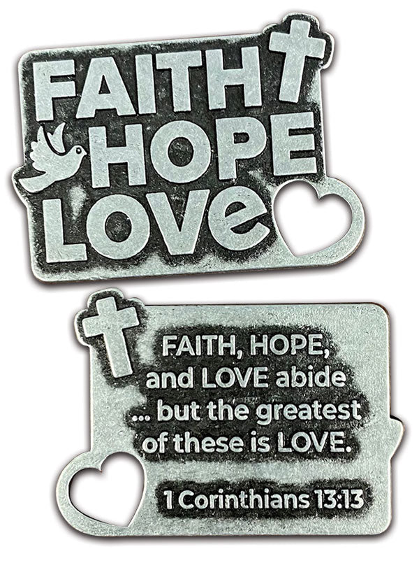 Faith, Hope, Love Coin