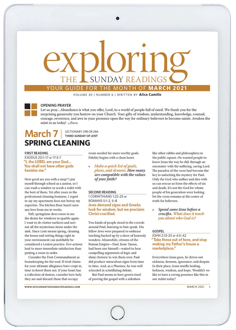 March 2021 Exploring the Sunday Readings Digital Edition