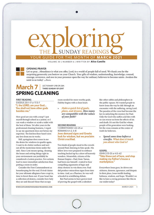 March 2021 Exploring the Sunday Readings Digital Edition