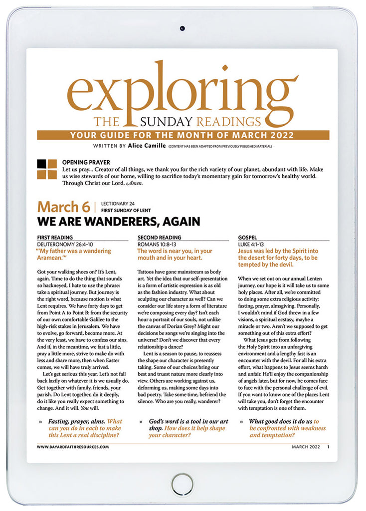March 2022 Exploring the Sunday Readings Digital Edition