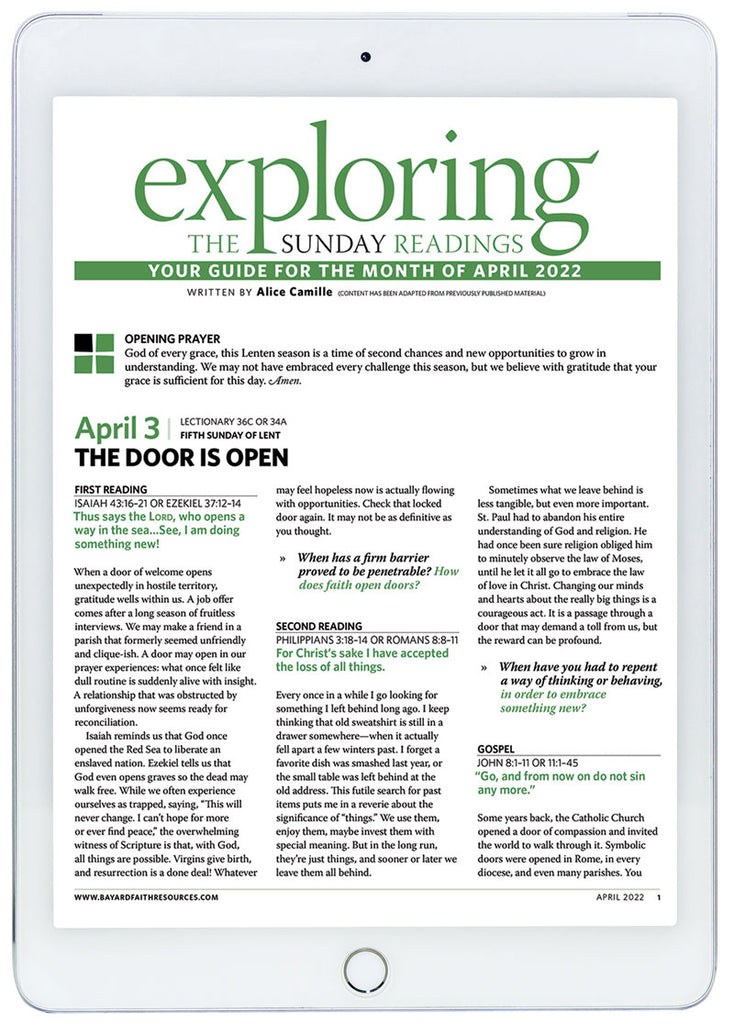 April 2022 Exploring the Sunday Readings Digital Edition