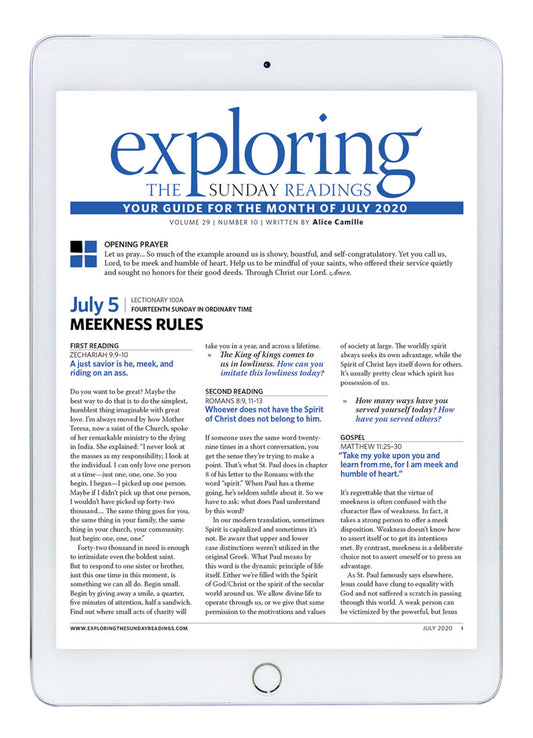 July 2020 Exploring the Sunday Readings Digital Edition