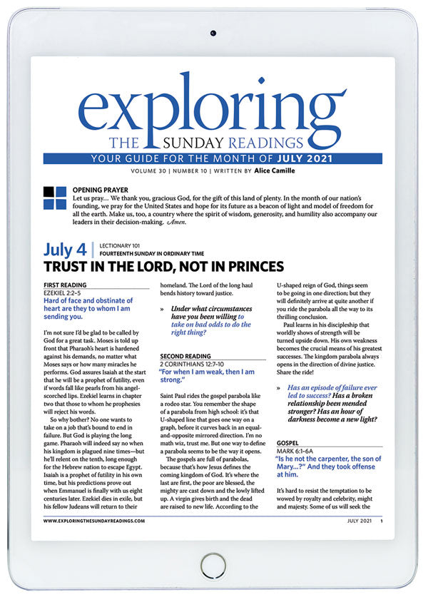 July 2021 Exploring the Sunday Readings Digital Edition
