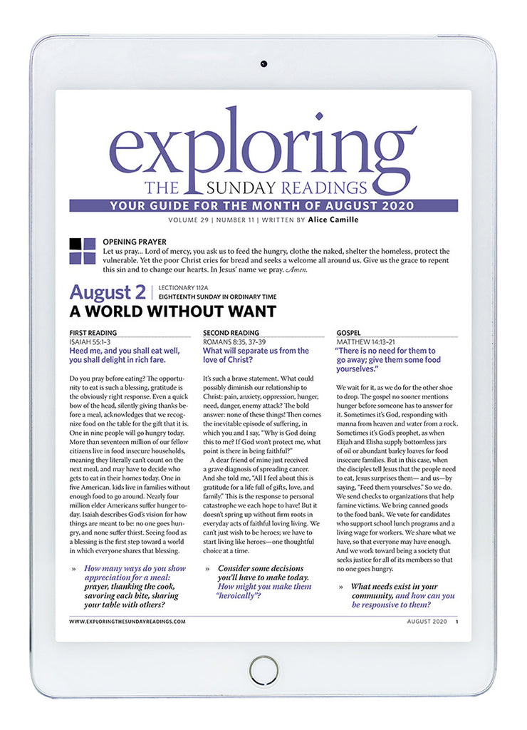 August 2020 Exploring the Sunday Readings Digital Edition