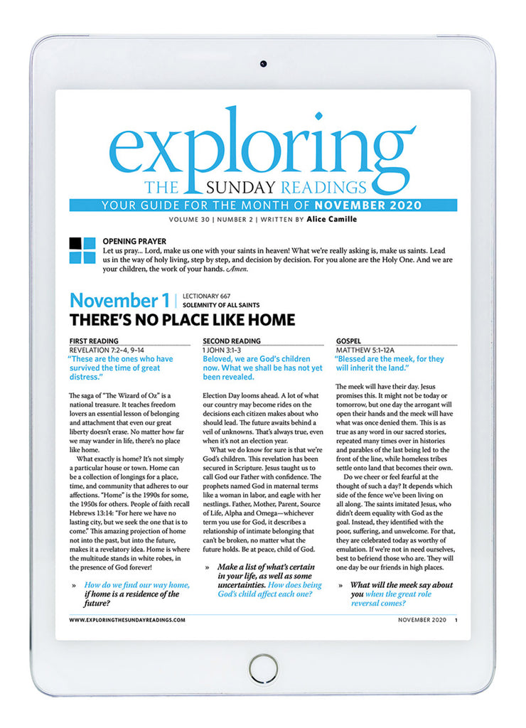 November 2020 Exploring the Sunday Readings Digital Edition