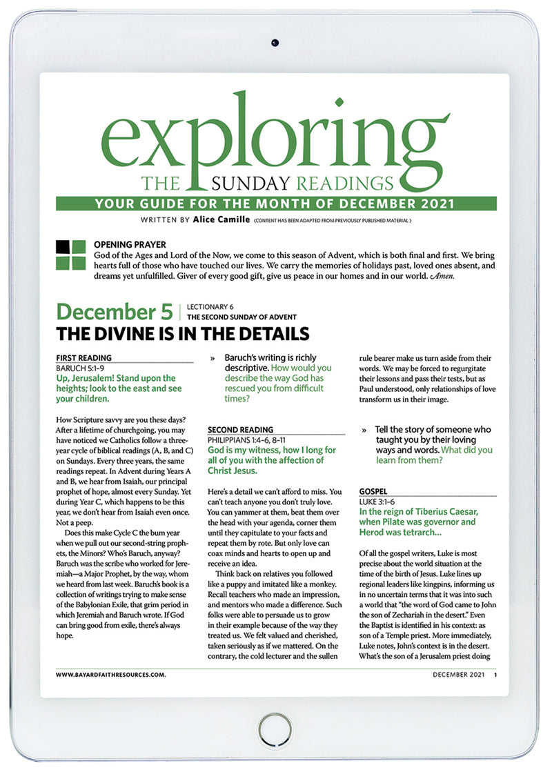 December 2021 Exploring the Sunday Readings Digital Edition