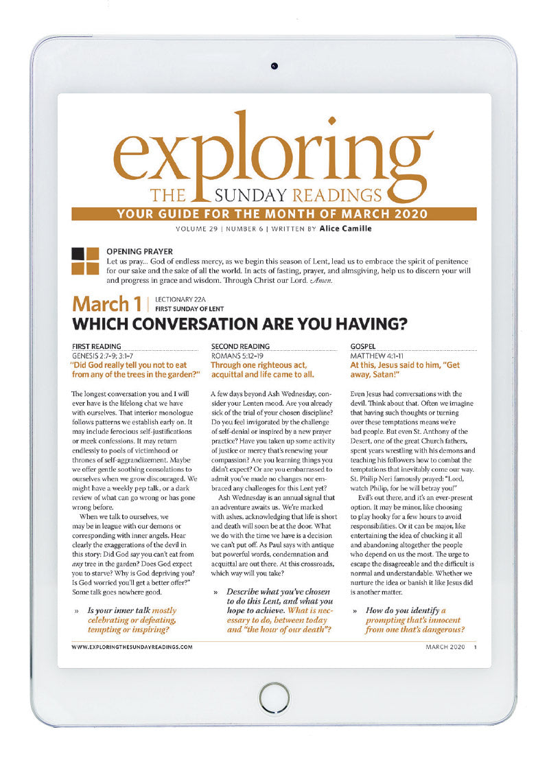 March 2020 Exploring the Sunday Readings Digital Edition