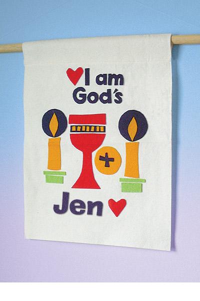 "Individual First Communion Banner" presentation picture