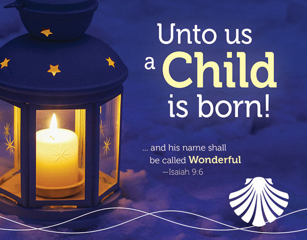The Shepherd Guides Cards -  Baptism Christmas