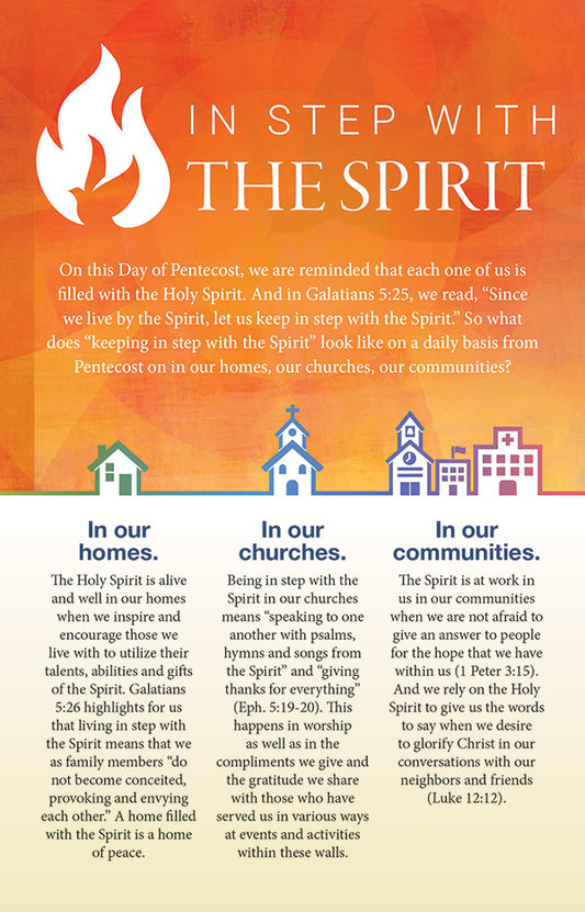 Pentecost Bulletin Insert