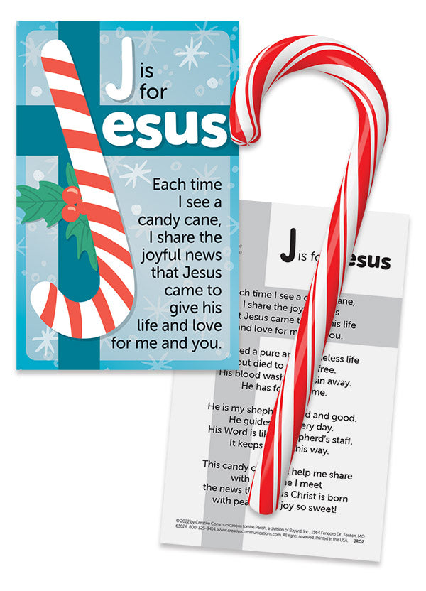 Candy Cane Card With Cane