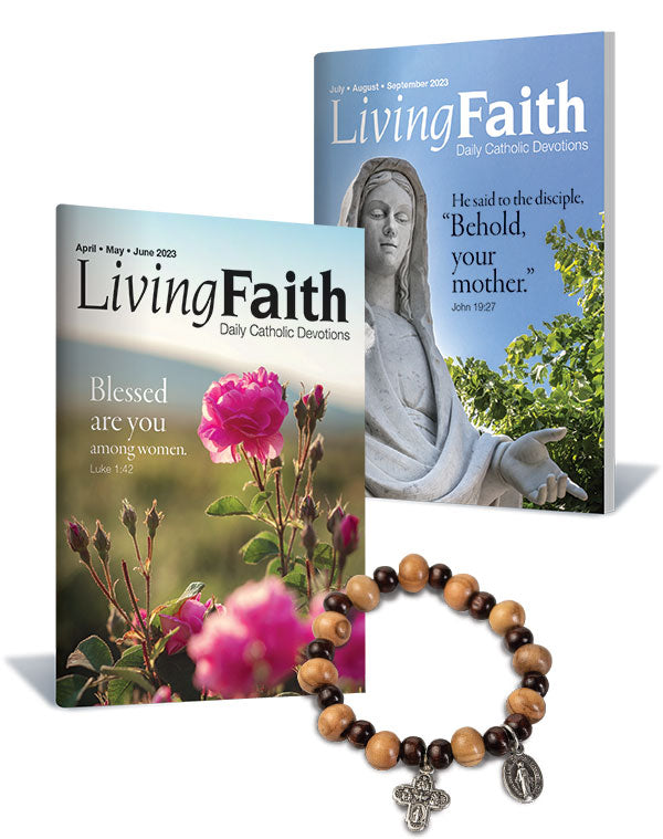 Living Faith Large Edition Subscription Special Offer (2 Years for the Price of One PLUS Free Bracelet)