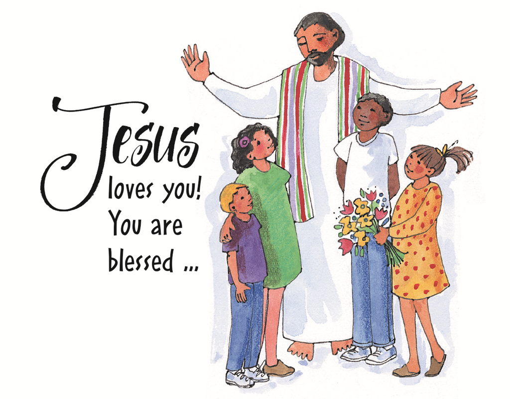 Birthday Card - Jesus Loves You! You Are Blessed
