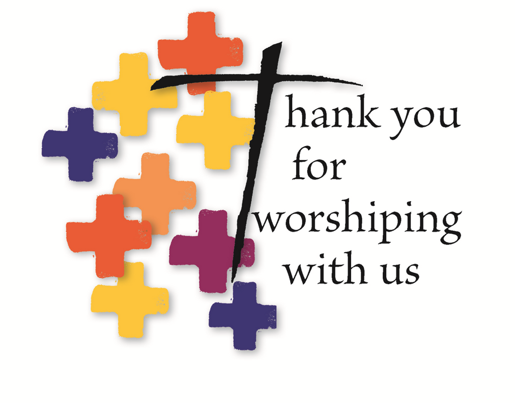 Thank You For Worshiping With Us Card
