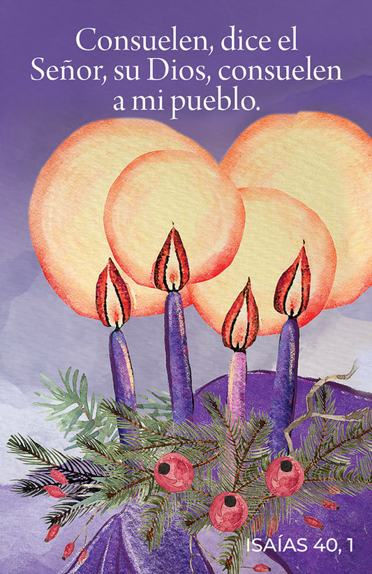 Advent Prayer Card Spanish