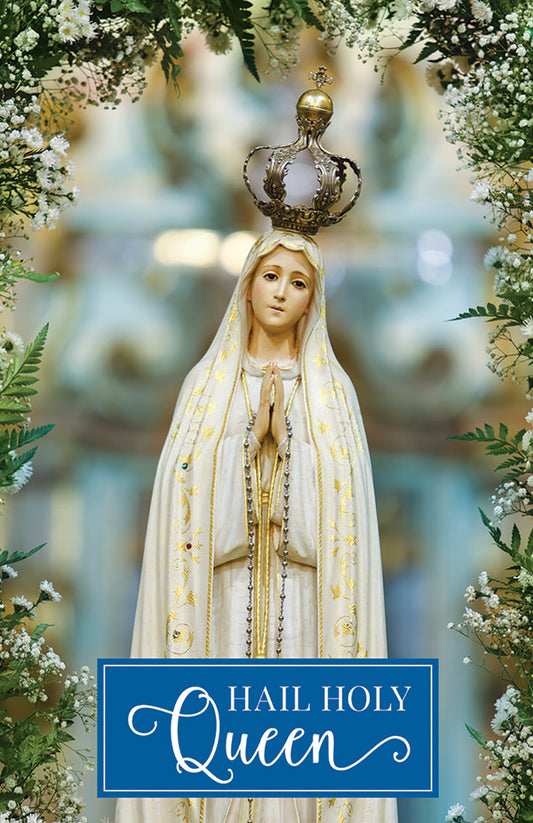 Hail Holy Queen Prayer Card