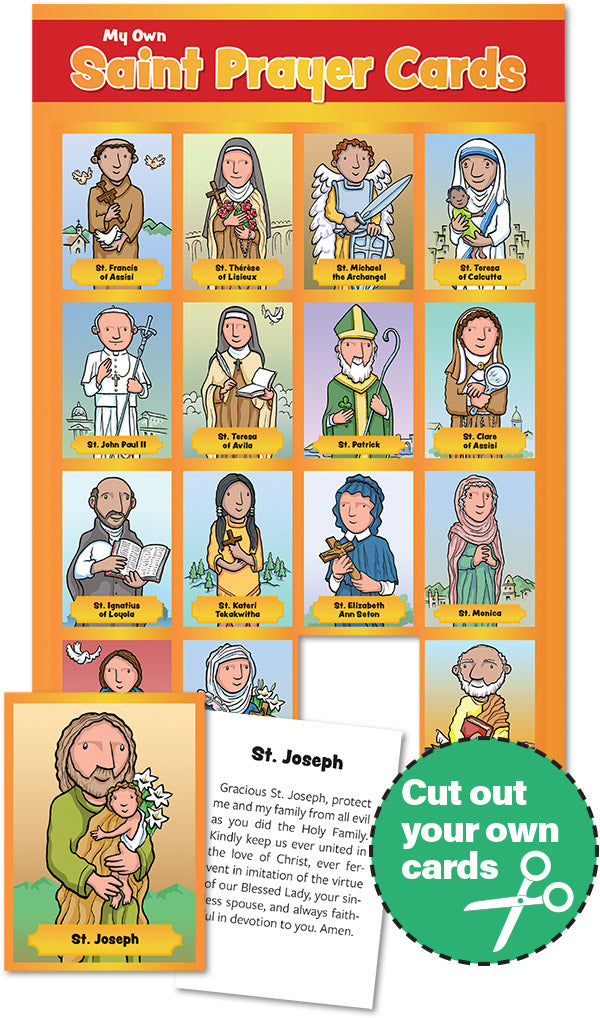 Presentation photo of "My Own Saint Prayer Cards"