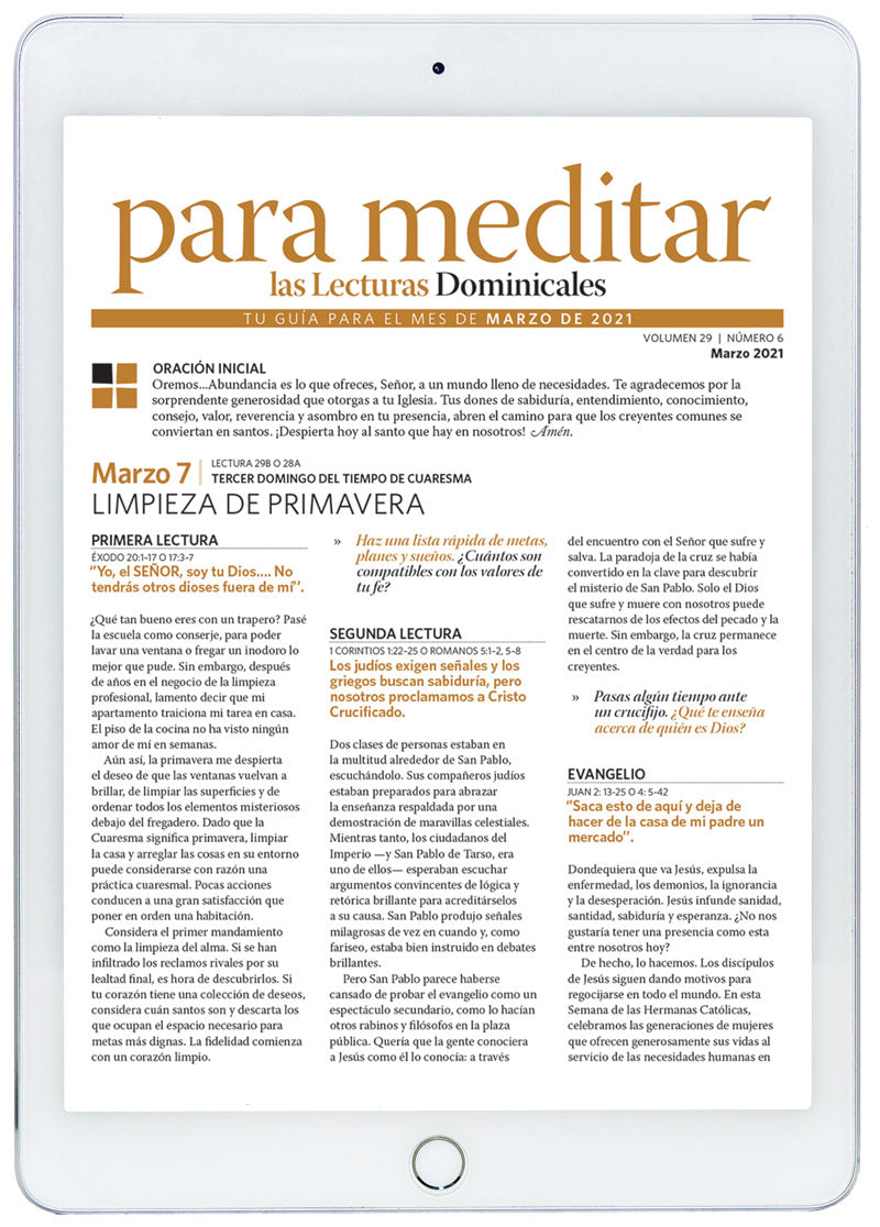 Marzo 2021 Para Meditar Edición Digital