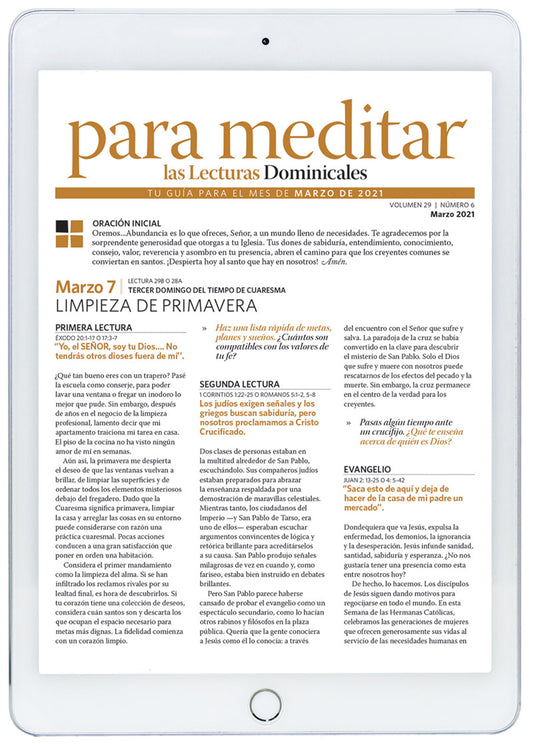 Marzo 2021 Para Meditar Edición Digital