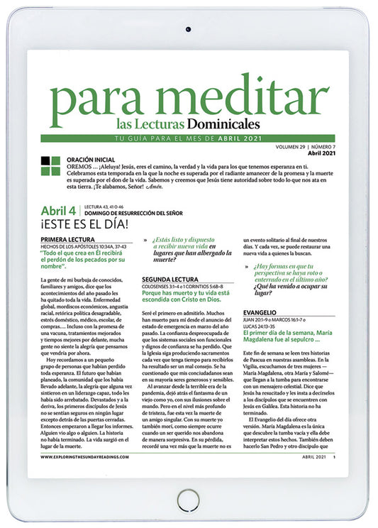 Abril 2021 Para Meditar Edición Digital