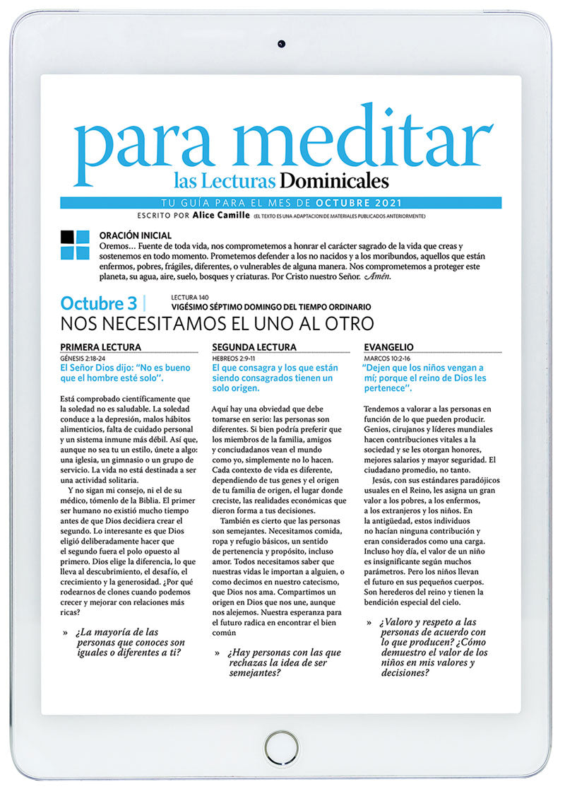 Octubre 2021 Para Meditar Edición Digital