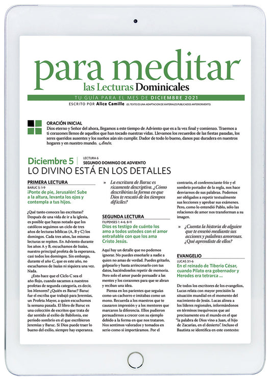 Diciembre 2021 Para Meditar Edición Digital