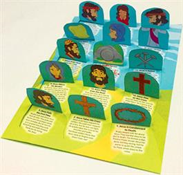 Presentation picture of "Stations Of The Cross Pop-Up Calendar"