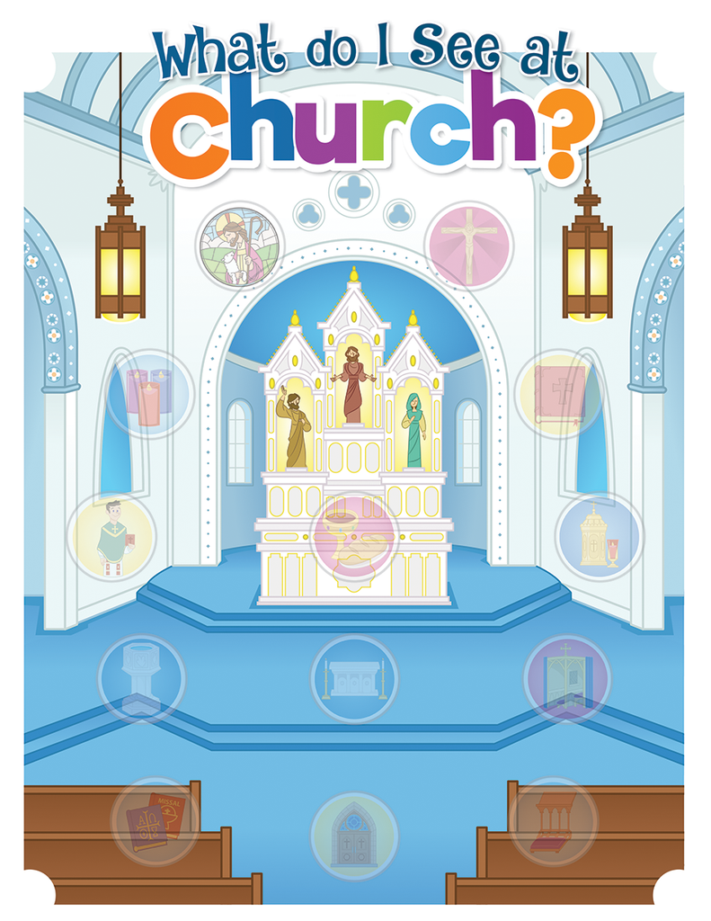 What Do I See at Church - Sticker Sheets & Poster
