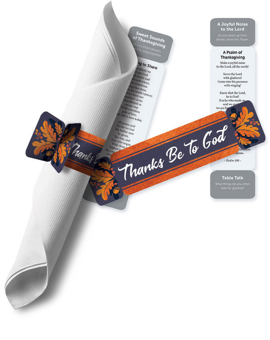 Thanksgiving Napkin Ring Activity Sheet