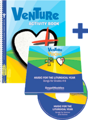 Venture Activity Book + 2 CD Set — Grades 4-6 — Pflaum Gospel Weeklies