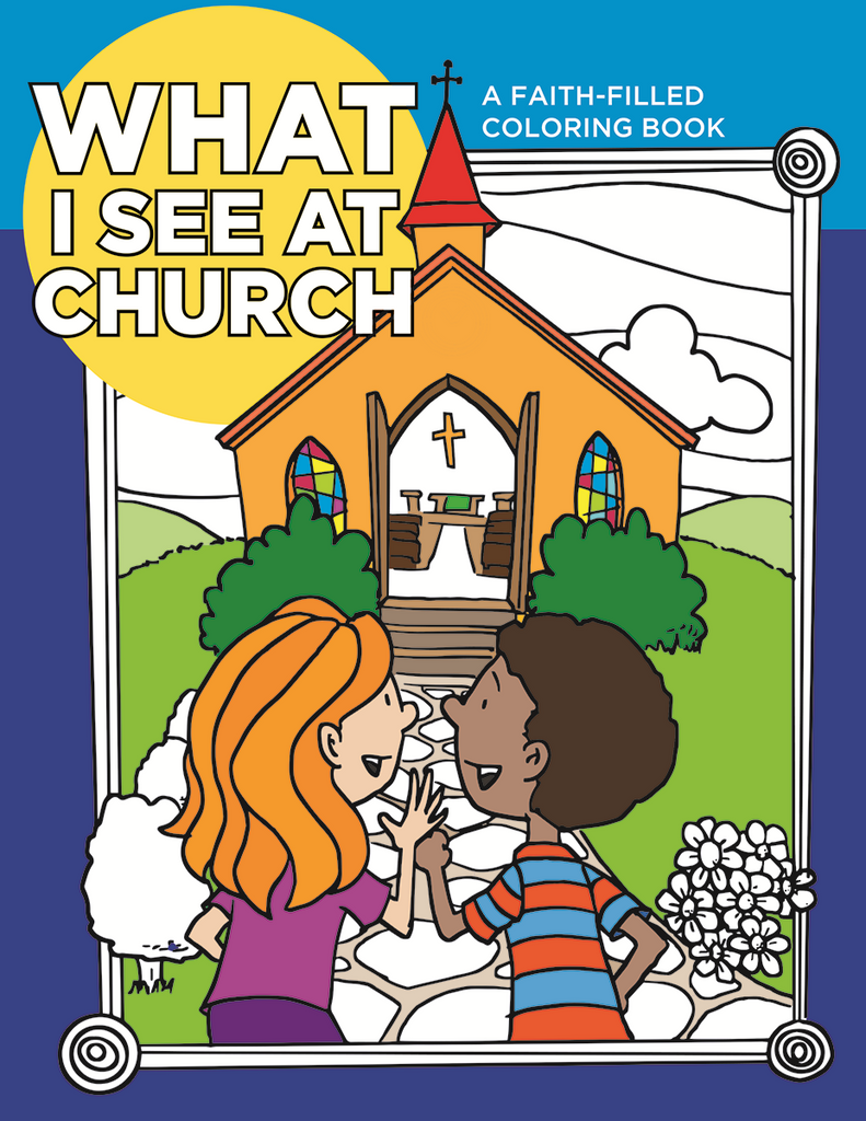 What I See At Church Coloring Book