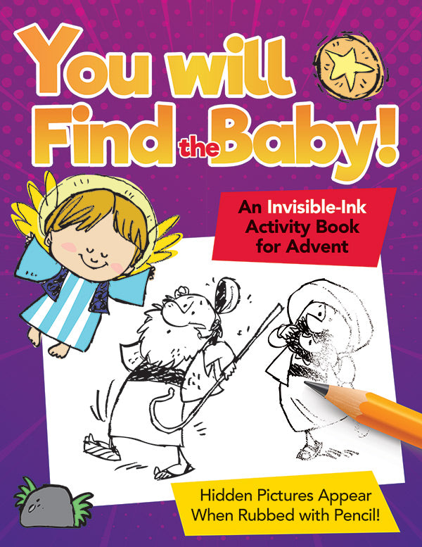 You Will Find the Baby - Invisible Ink Activity Book