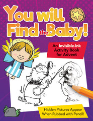 SALE - You Will Find the Baby - Invisible Ink Activity Book