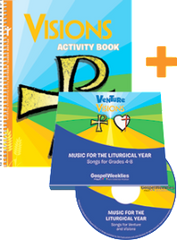 Visions Activity Book + 2 CD Set — Grades 7-9 — Pflaum Gospel Weeklies